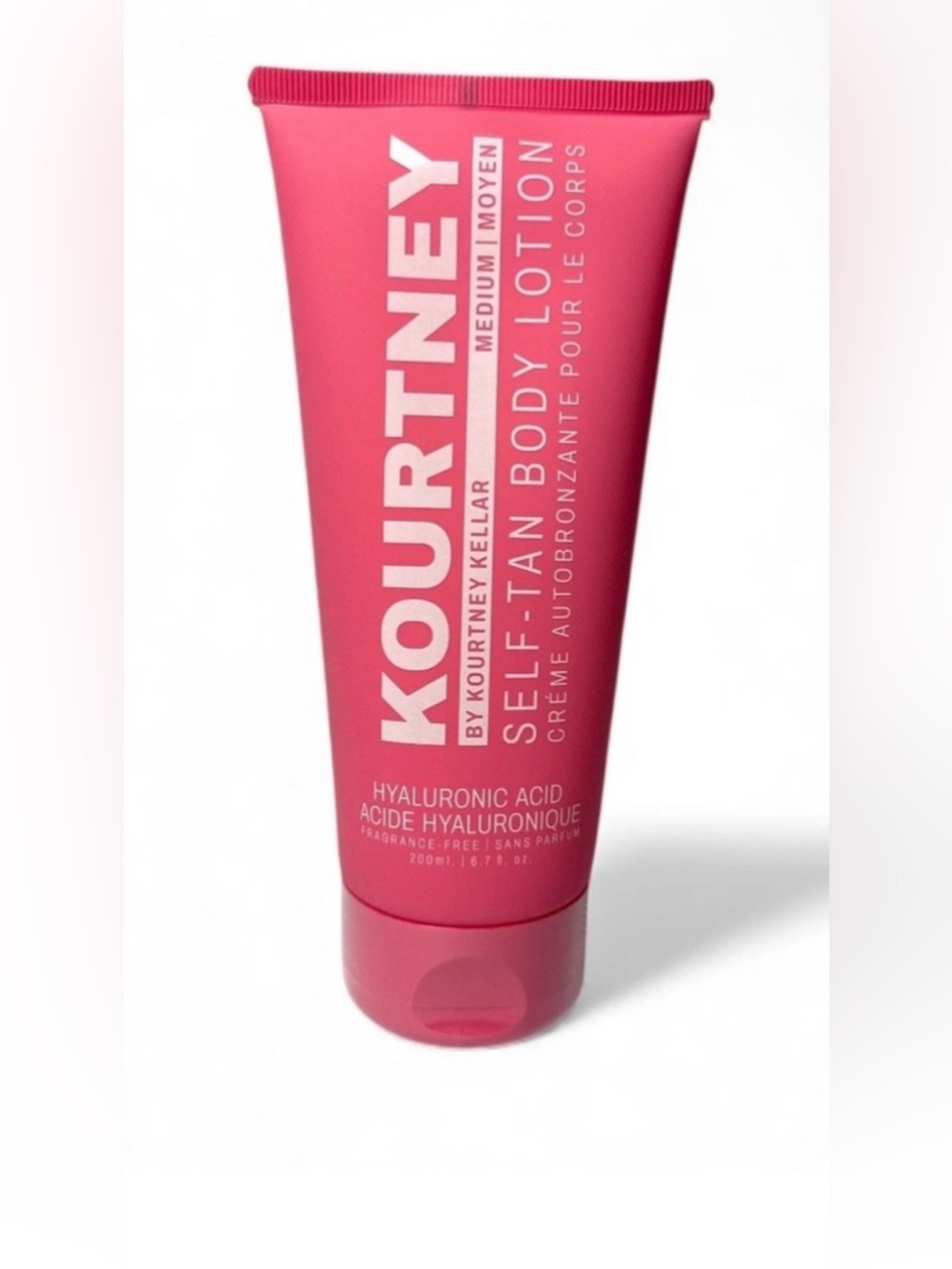 NEW KOURTNEY Self-Tan Body Lotion MEDIUM - Pink (Hyaluronic Acid)